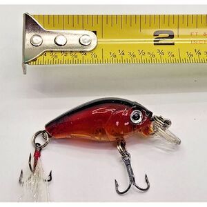 Hard‎ Crankbait Bass Fishing Hard Lure RED BLACK